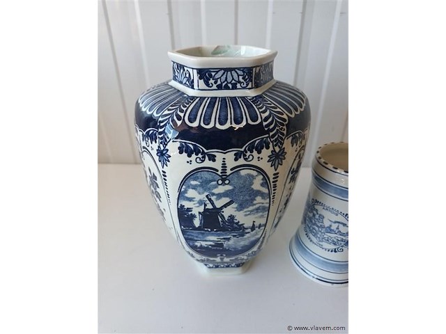 Delft decoratie. 4 stuks - afbeelding 2 van  7