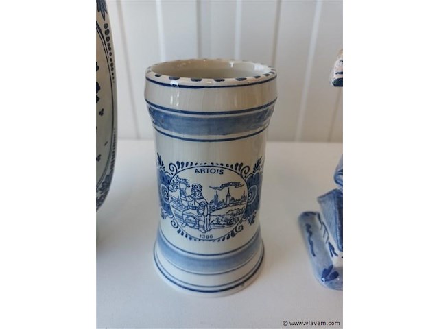 Delft decoratie. 4 stuks - afbeelding 3 van  7