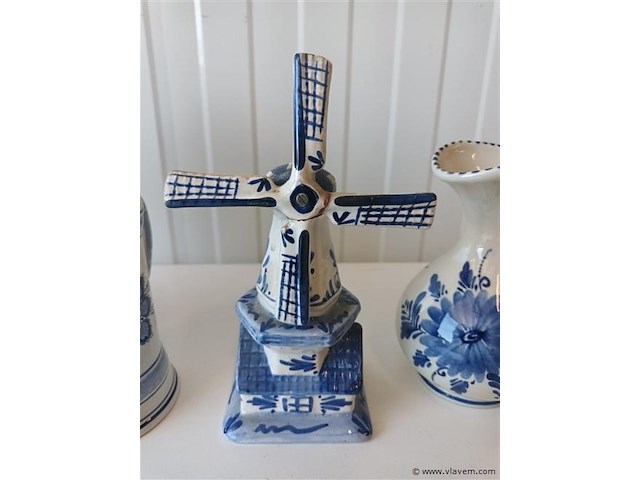Delft decoratie. 4 stuks - afbeelding 4 van  7