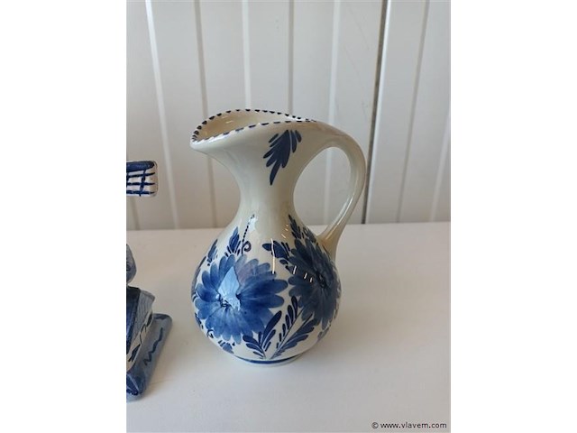 Delft decoratie. 4 stuks - afbeelding 5 van  7