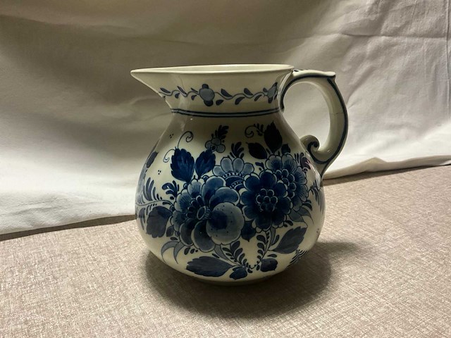 Delfts blauw “ram” decoratieve kan - afbeelding 2 van  5