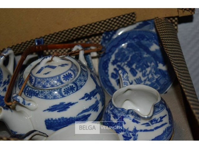 Delftsblauw theeservice - afbeelding 2 van  4