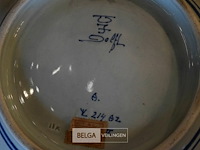 Delftsblauwe plooischotel - afbeelding 3 van  3