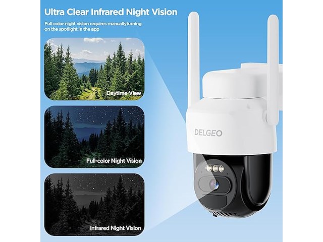 Delgeo 4g aov outdoor ai-camera op zonne-energie - afbeelding 5 van  5