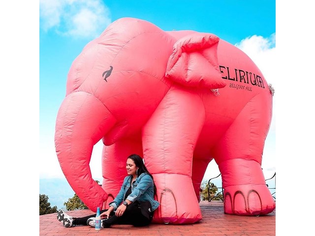 Delirium - opblaasbare olifant - xl-edition - incl. blazer - afbeelding 1 van  2