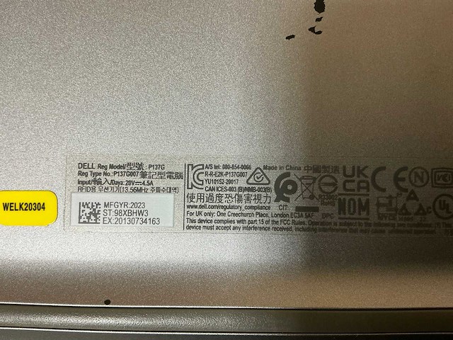 Dell - precision 3470 - laptop - afbeelding 5 van  13