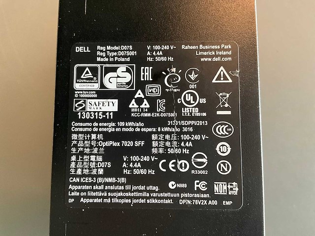 Dell optiplex 7020 desktop pc - afbeelding 5 van  5