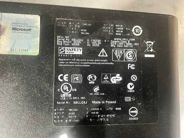 Dell precision t7500 dcdo 08056 desktop pc - afbeelding 5 van  6