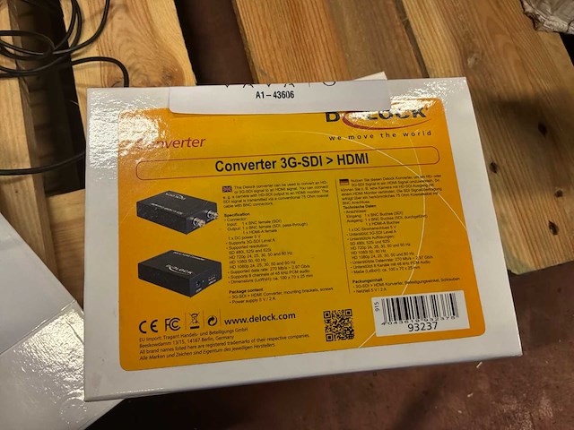 Delock converter 3gsdi- hdmi (2x) - afbeelding 1 van  1