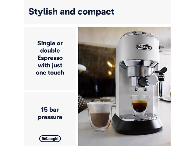 De'longhi dedica style ec685.w - afbeelding 2 van  4