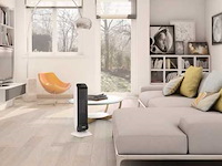 Delonghi hfx25s20 200w witte/zwarte verwarming - afbeelding 1 van  7