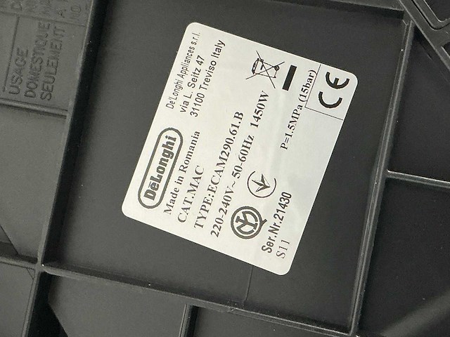 Delonghi magnifica evo koffie- & espressomachine - afbeelding 5 van  5