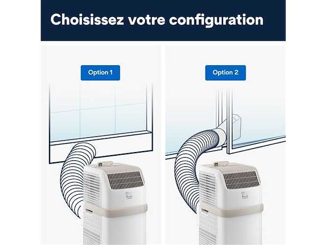 Delonghi pac es72 mobile airconditioner - 2100w - ventilator en ontvochtiger - r290 gas - 8.300 btu/u - afbeelding 5 van  7