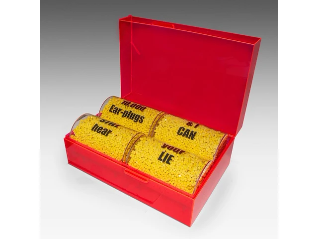 Delphine de saxe-cobourg (1968), '10.000 ear-plugs and i can still hear your lie', 2007 41 x 100 x 66 cm. (16.14 x 39.36 x 25.98 in.) - afbeelding 1 van  9