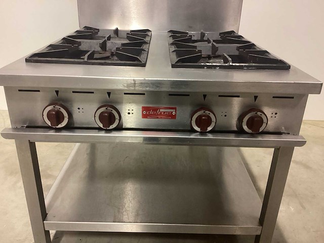 Delrue 4pits gas fornuis - afbeelding 2 van  7