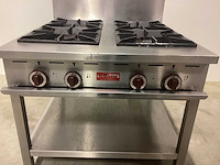 Delrue 4pits gas fornuis - afbeelding 2 van  7