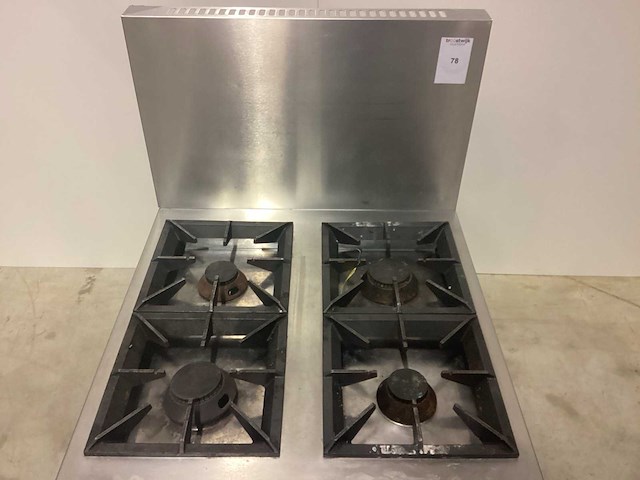 Delrue 4pits gas fornuis - afbeelding 3 van  7