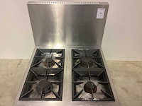 Delrue 4pits gas fornuis - afbeelding 3 van  7