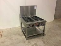 Delrue 4pits gas fornuis - afbeelding 4 van  7