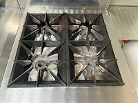 Delrue kookfornuis met 4 branders, oven en bain-marie - afbeelding 9 van  13