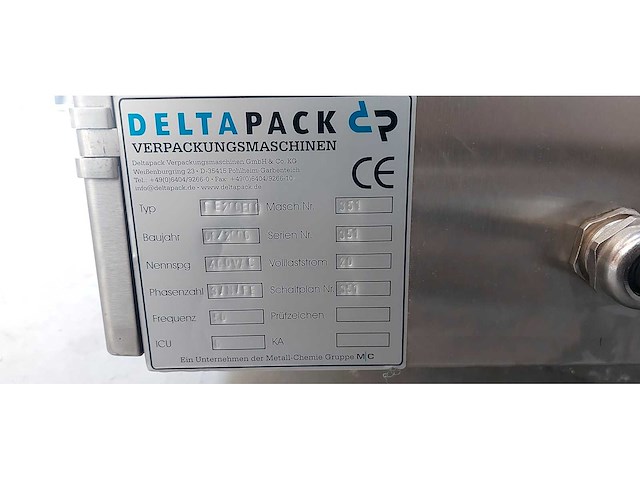 Deltapack - de200eco - procesmachines - 2006 - afbeelding 9 van  16