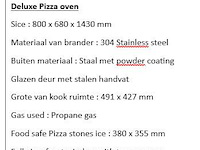 Deluxe pizza oven - afbeelding 2 van  2