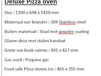 Deluxe pizza oven - afbeelding 2 van  2