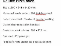 Deluxe pizza oven - afbeelding 2 van  2