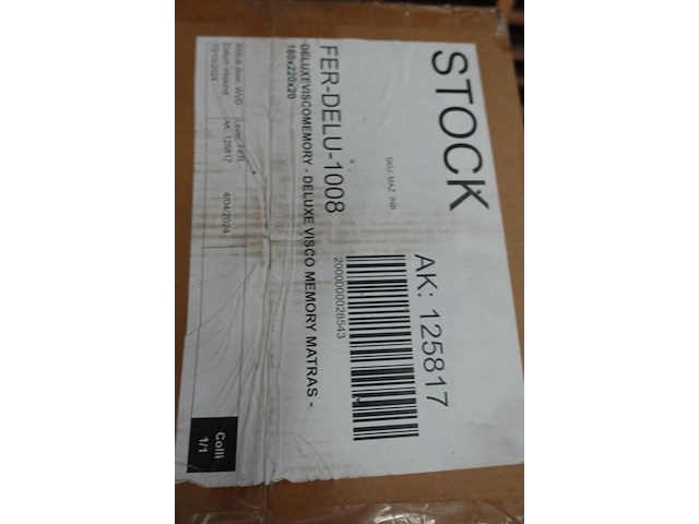 Deluxe visco memory matras herfra (180cmx220cmx20cm) - afbeelding 4 van  5