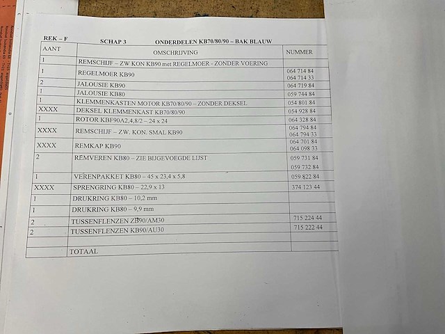 Demag diverse onderdelen waaronder remschijf, jalousie etc. - afbeelding 4 van  4