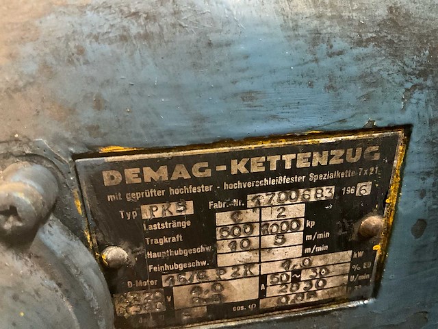 Demag pk5 overige hijs- en heftechniek - afbeelding 3 van  5