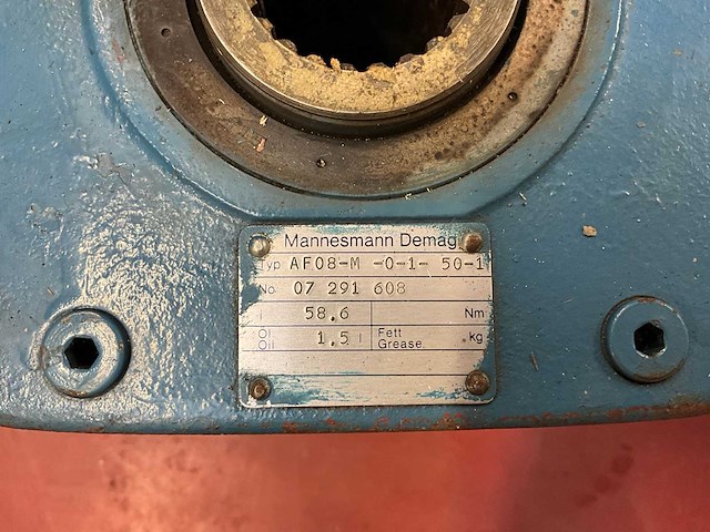 Demag reduktie af08-m-0-1-50-1 i=58,6 - afbeelding 3 van  4