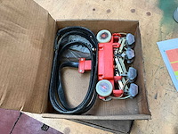 Demag stator 13/3pf2, 2 x stroomafneemwagens, holle as p25 - afbeelding 3 van  4