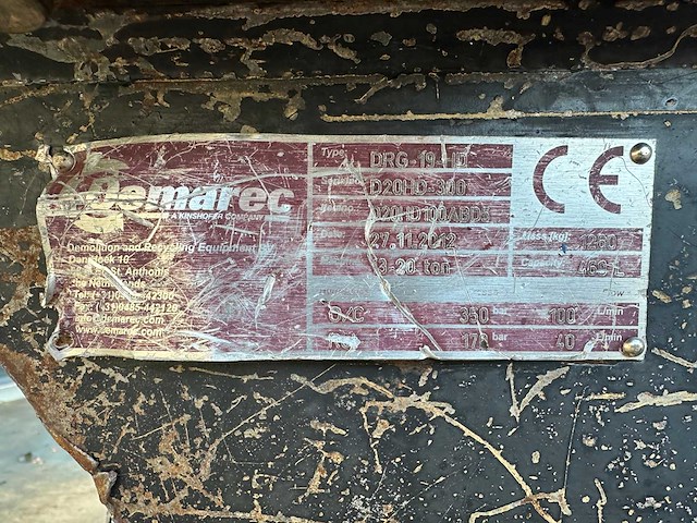 Demarec - 2012 - drg-19 hd - sorteergrijper - afbeelding 6 van  14