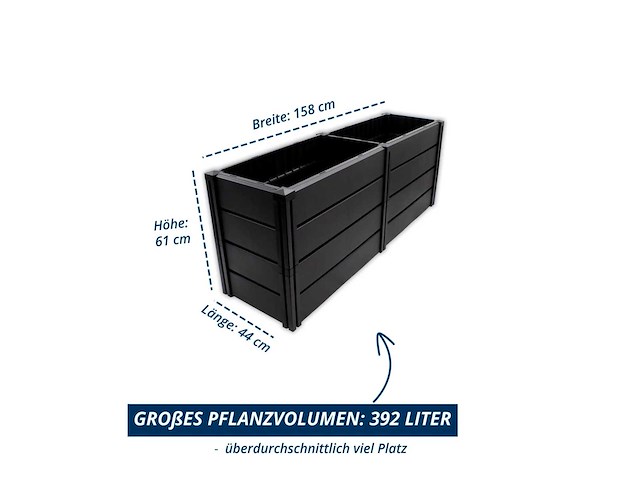 Demeter xl verhoogbed smalle schaal, khw demeter xl verhoogbed - smal, 158 x 44 x h 61 cm - afbeelding 4 van  4