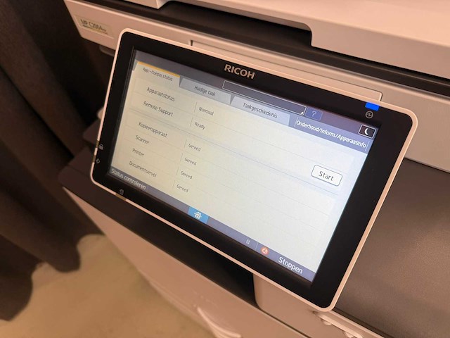 (demo machine) ricoh mp c2004ex - multifunctionele full color laserprinter - afbeelding 12 van  13