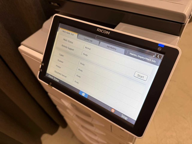 (demo machine) ricoh mp c306 - multifunctionele full color laserprinter - afbeelding 14 van  14