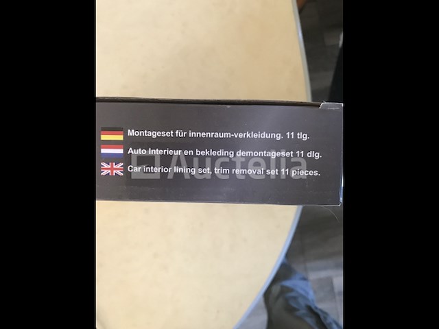 Demontage set voor binnenkant bekleding auto stahlkaiser 11-delig - afbeelding 1 van  4