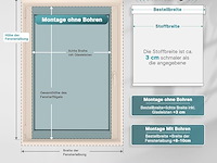Denfoon verduisterend rolgordijn (80 x 200 cm) - afbeelding 4 van  4