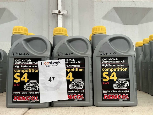 Denicol inhoud 1 liter s4 sj-cf 10w40 competitie motorolie (12x) - afbeelding 1 van  1