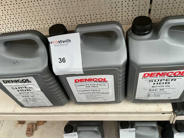 Denicol inhoud 5 liter diverse smeermiddelen (3x) - afbeelding 1 van  1