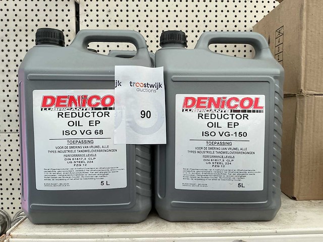Denicol inhoud 5 liter iso vg 68 reductor olie ep smeermiddel (3x) - afbeelding 1 van  1