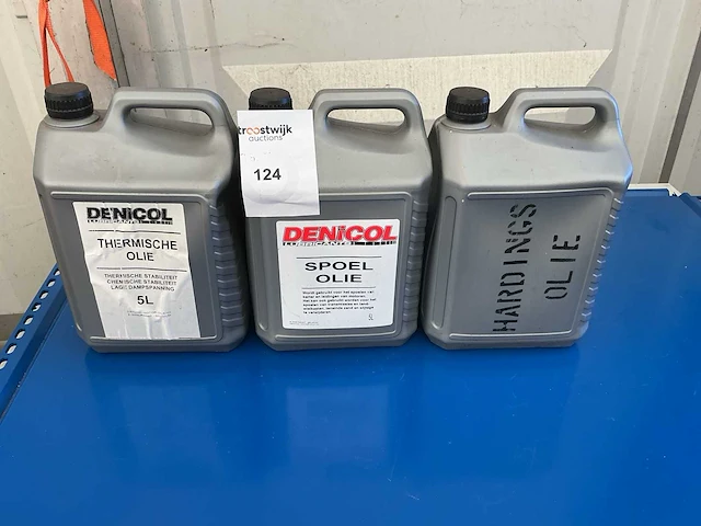 Denicol inhoud 5 liter partij diverse smeermiddel (3x) - afbeelding 3 van  3