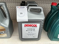 Denicol inhoud 5 liter sae 10 motor olie smeermiddel (3x) - afbeelding 1 van  1