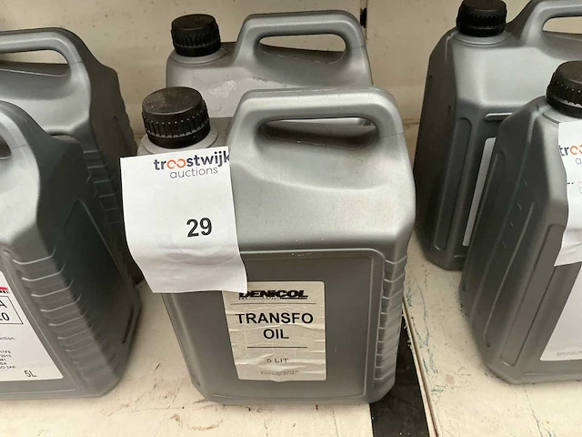 Denicol inhoud 5 liter transfo olie (2x) - afbeelding 1 van  1