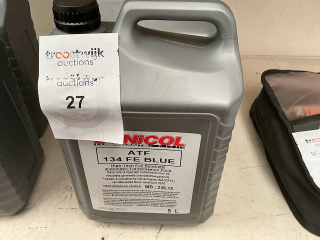 Denicol inhoud 5liter atf 134 fe blue transmissie olie (2x) - afbeelding 1 van  1
