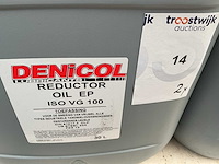 Denicol iso vg 100+sae 85w140 reductor oil + transmissie oil,smeermiddel inhoud 30 liter (2x)