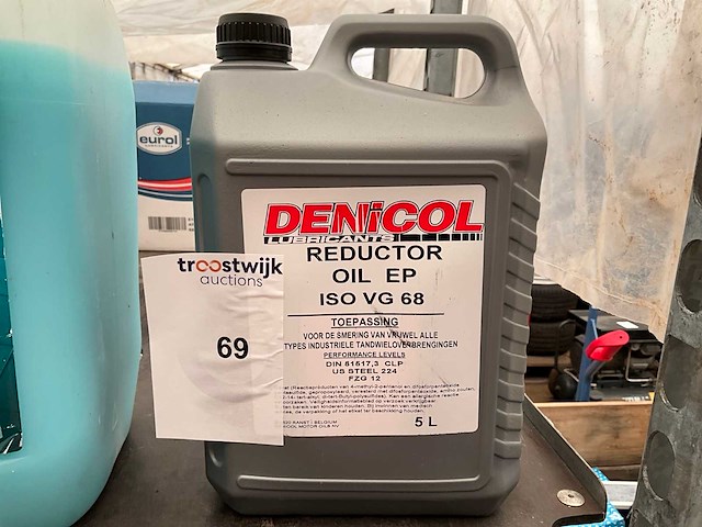 Denicol iso vg 68 tandwiel olie inhoud 5 liter - afbeelding 1 van  1