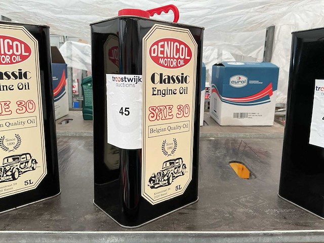 Denicol sae 30 classic motor olie,inhoud 5 liter - afbeelding 1 van  1