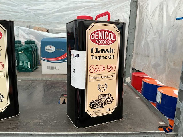 Denicol sae 50 classic motor olie,inhoud 5 liter - afbeelding 1 van  1